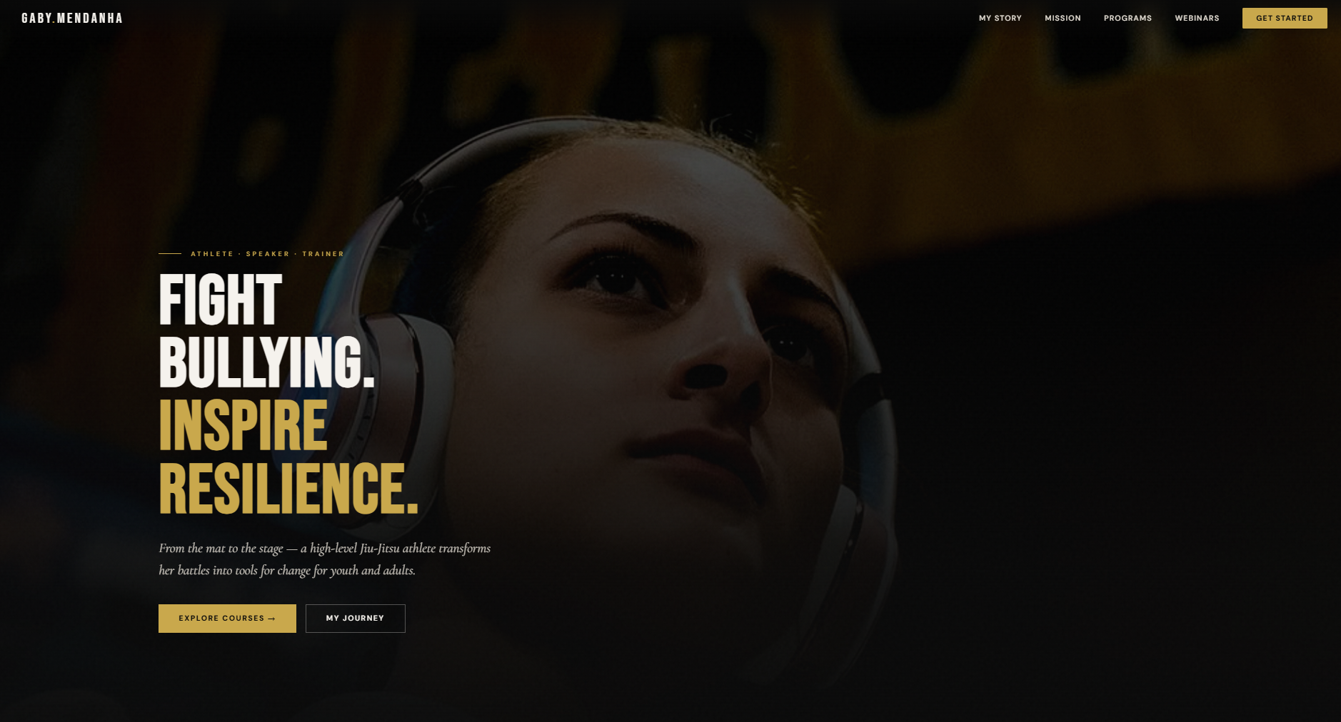 Gaby Mendanha — Personal Brand — screenshot 1