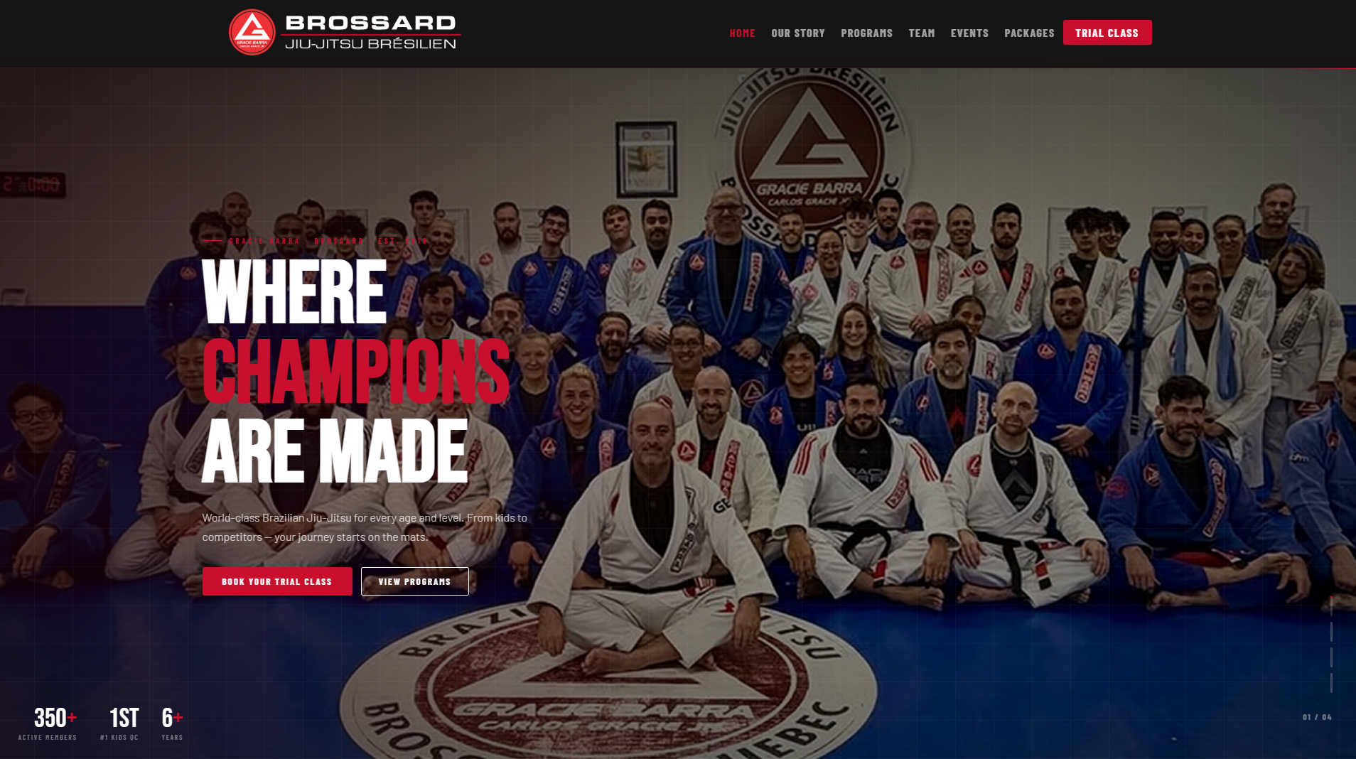 Gracie Barra Brossard — screenshot 1